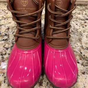 Little girls duck boots